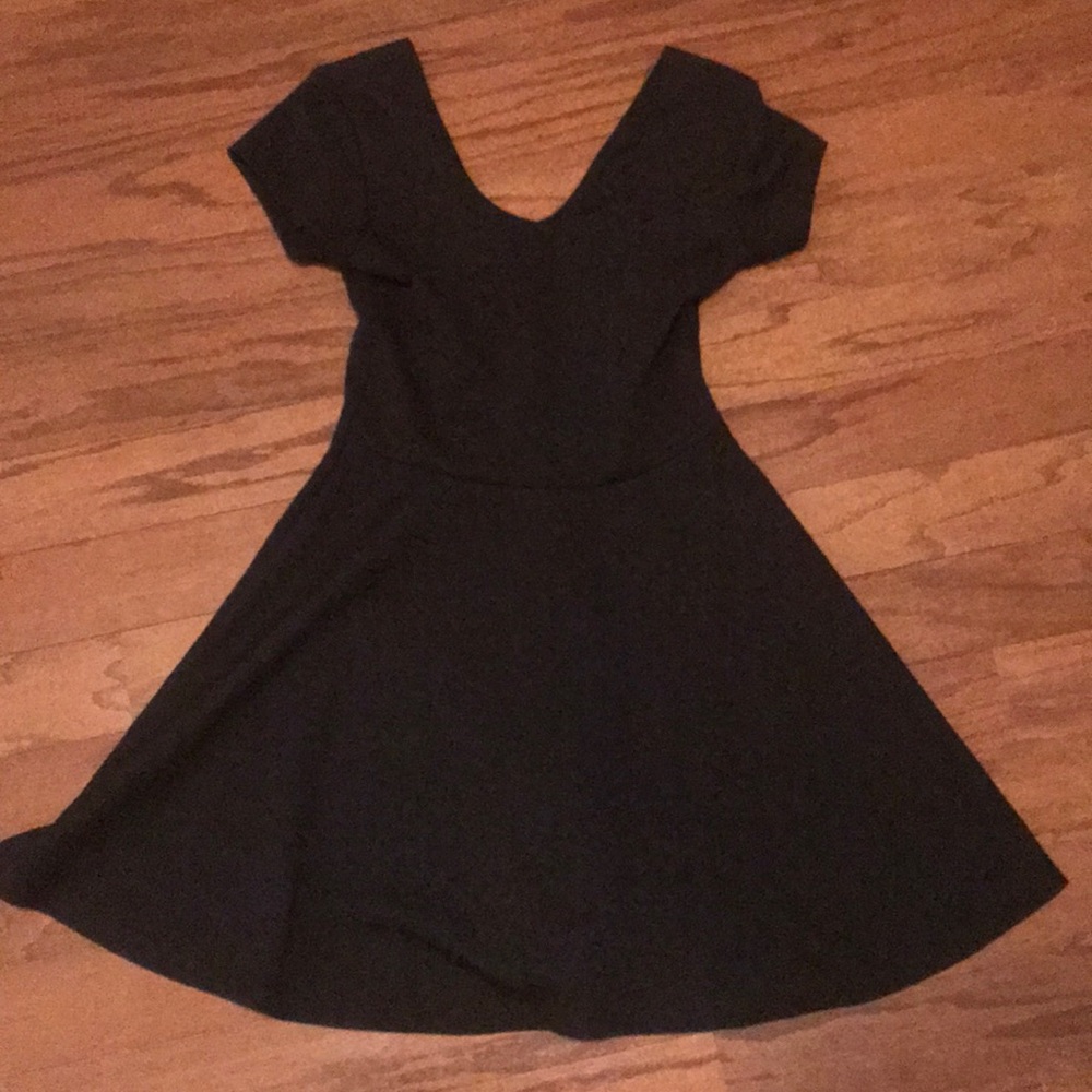 Black short dress